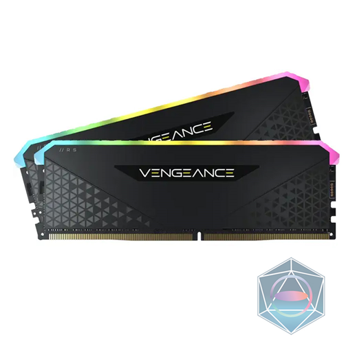 رم کورسیر دسکتاپ DDR4 دو کاناله 3200 مگاهرتز CL16 مدل Vengeance RGB RS ظرفیت8*2-(16 گیگابایت)